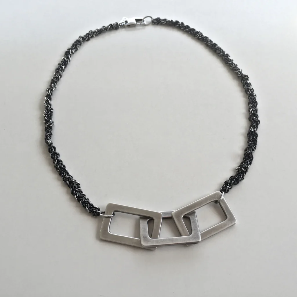 three rectangles necklace